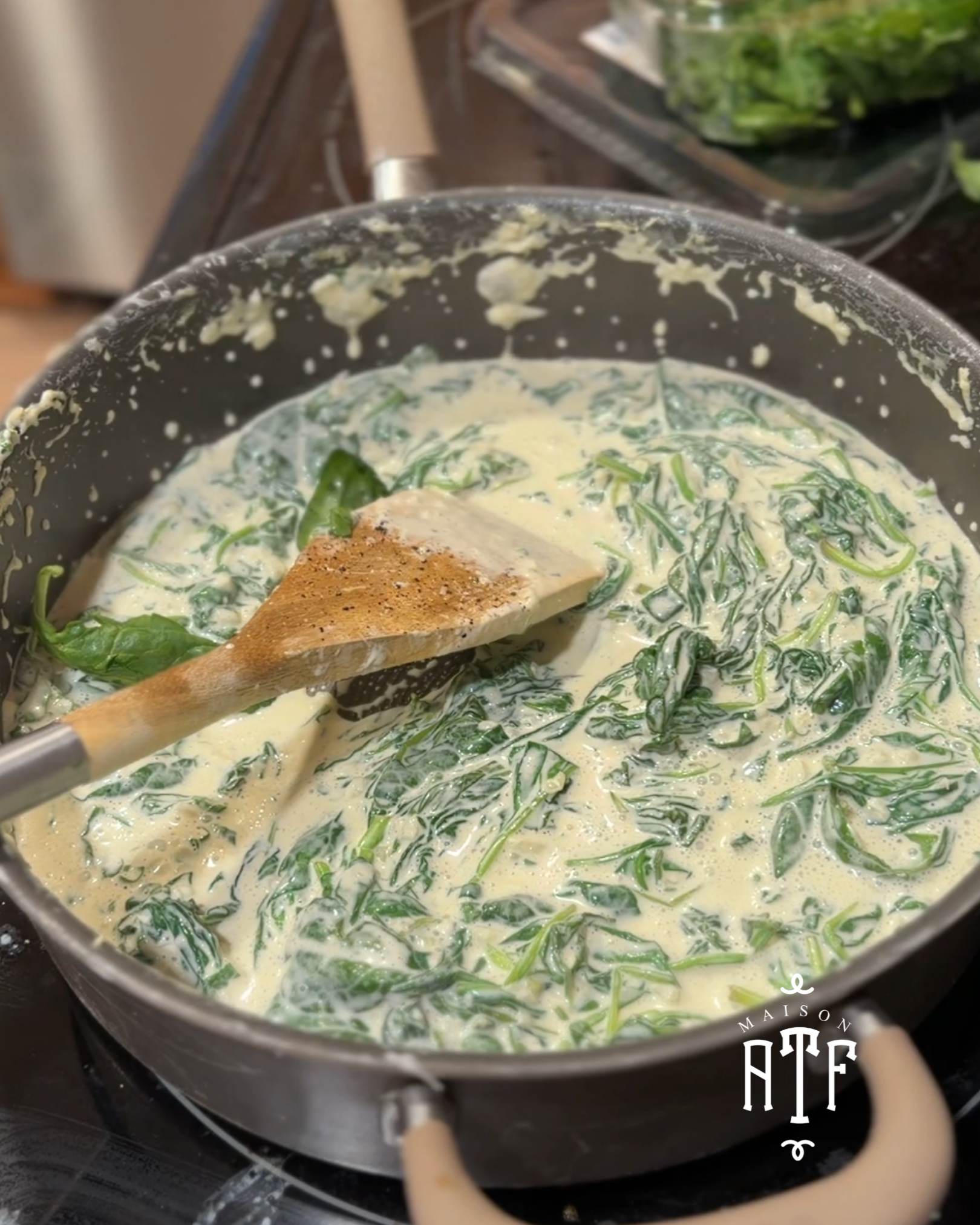 Steakhouse Creamed Spinach